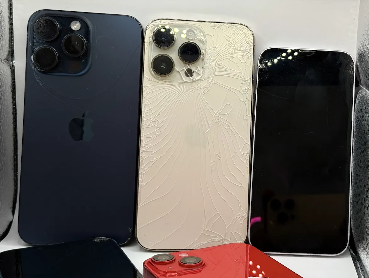 Cracked phones