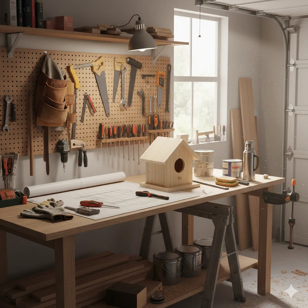 a lego man and a lego car on a table