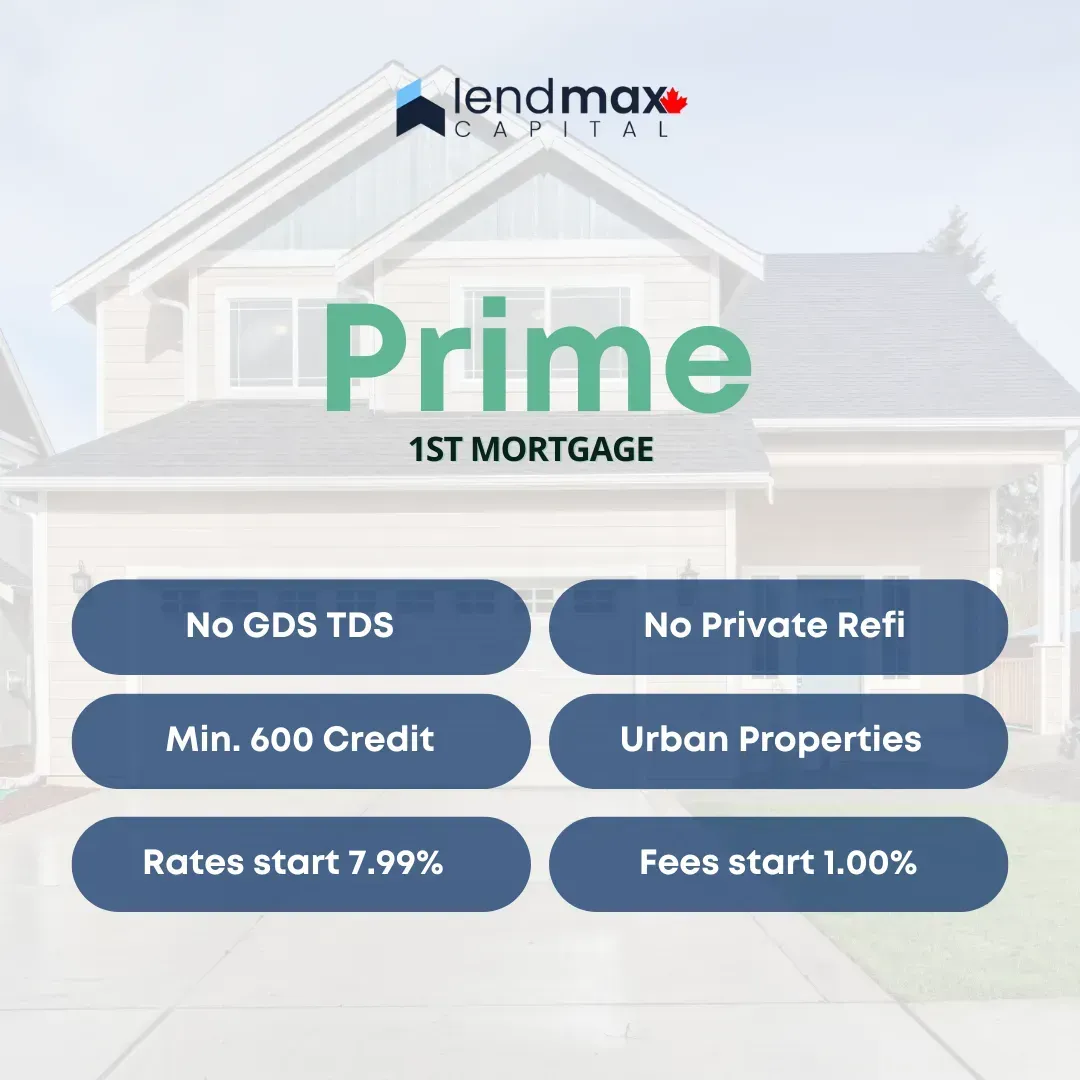 Prime 1st mortgage