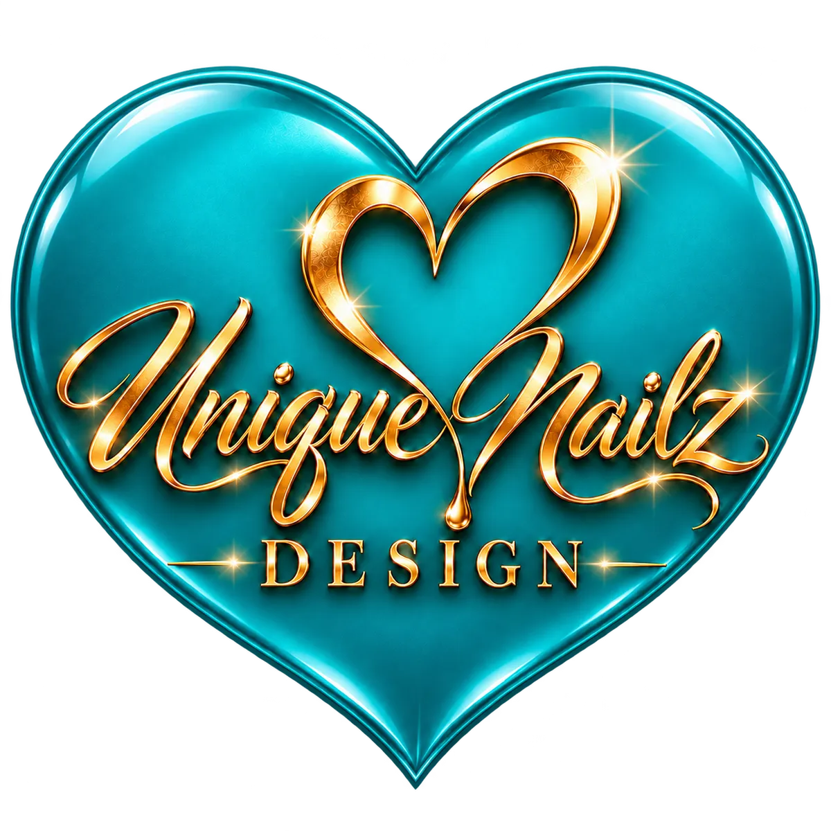 Unique Nails Design Logo