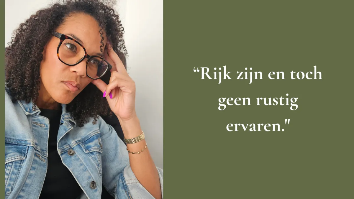 Rijk zijn en toch onrustig