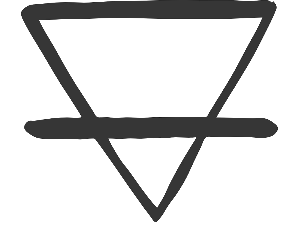 Erin Louise create community - alchemical symbol for earth