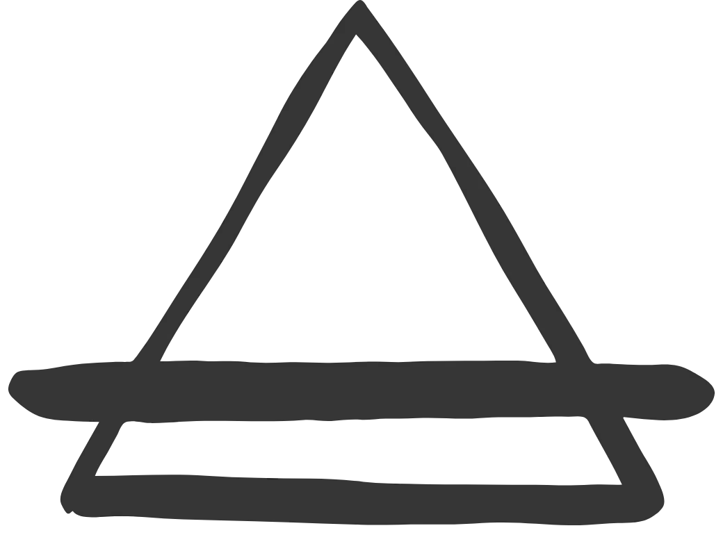 Erin Louise create calm - alchemical symbol for air
