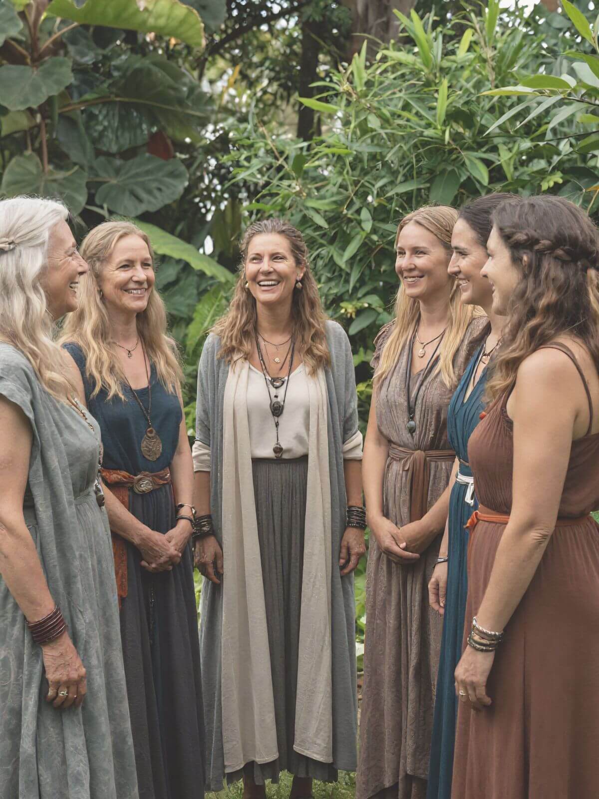 group of women in circle