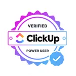 ClickUp power user badge