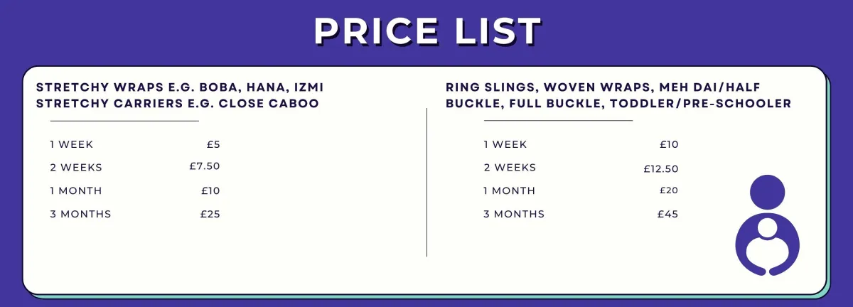 Welwyn Slings hire price list