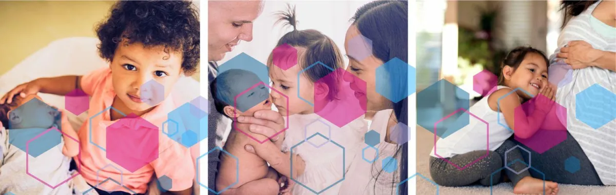 Parents and siblings preparing for life with a new baby through CubCare’s award-winning online refresher antenatal course for second and beyond births.