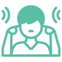 Sleep disruption caused by loud teeth grinding at night