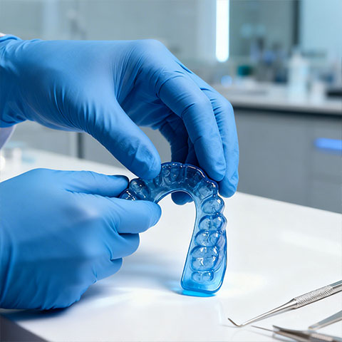 custom fitted night guard delivered to door Ireland