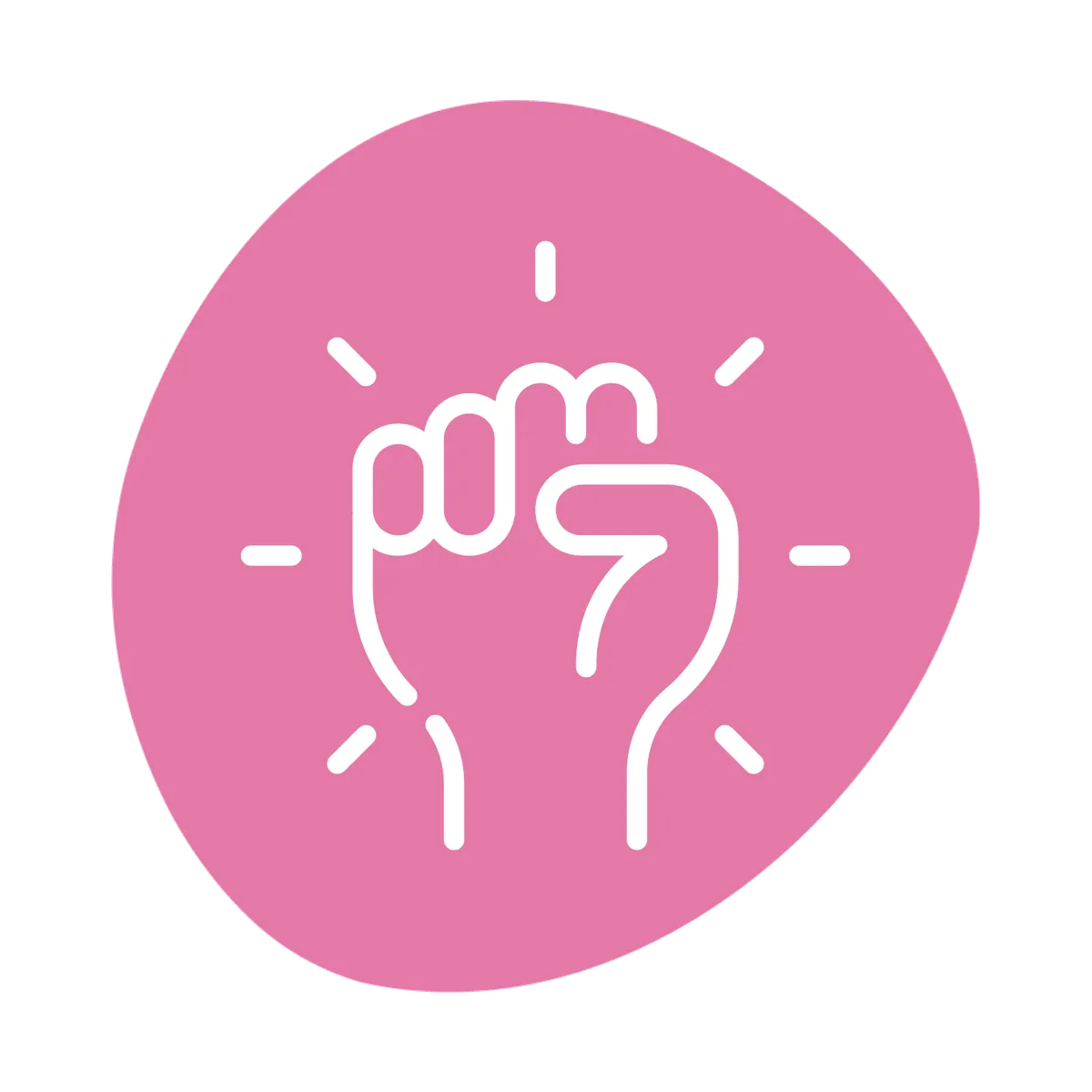 Icon of a raised fist.