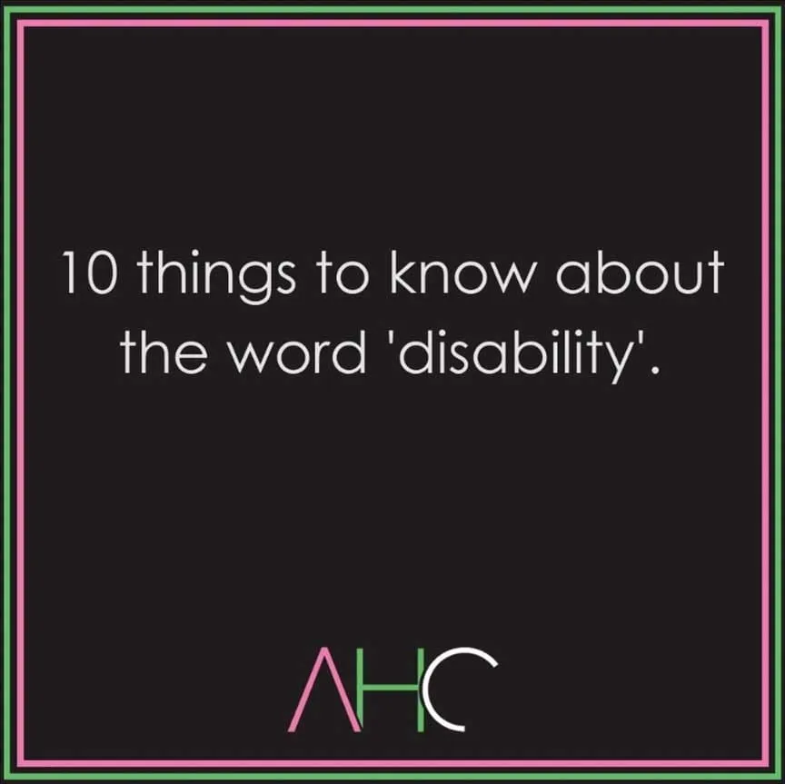 Cover image for the article: 10 things to know about the word 'disability'.