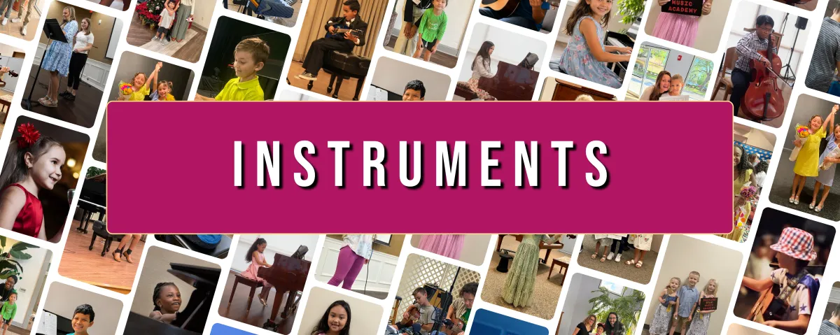 Shining Star Music Academy - Header: Instrument Recommendations