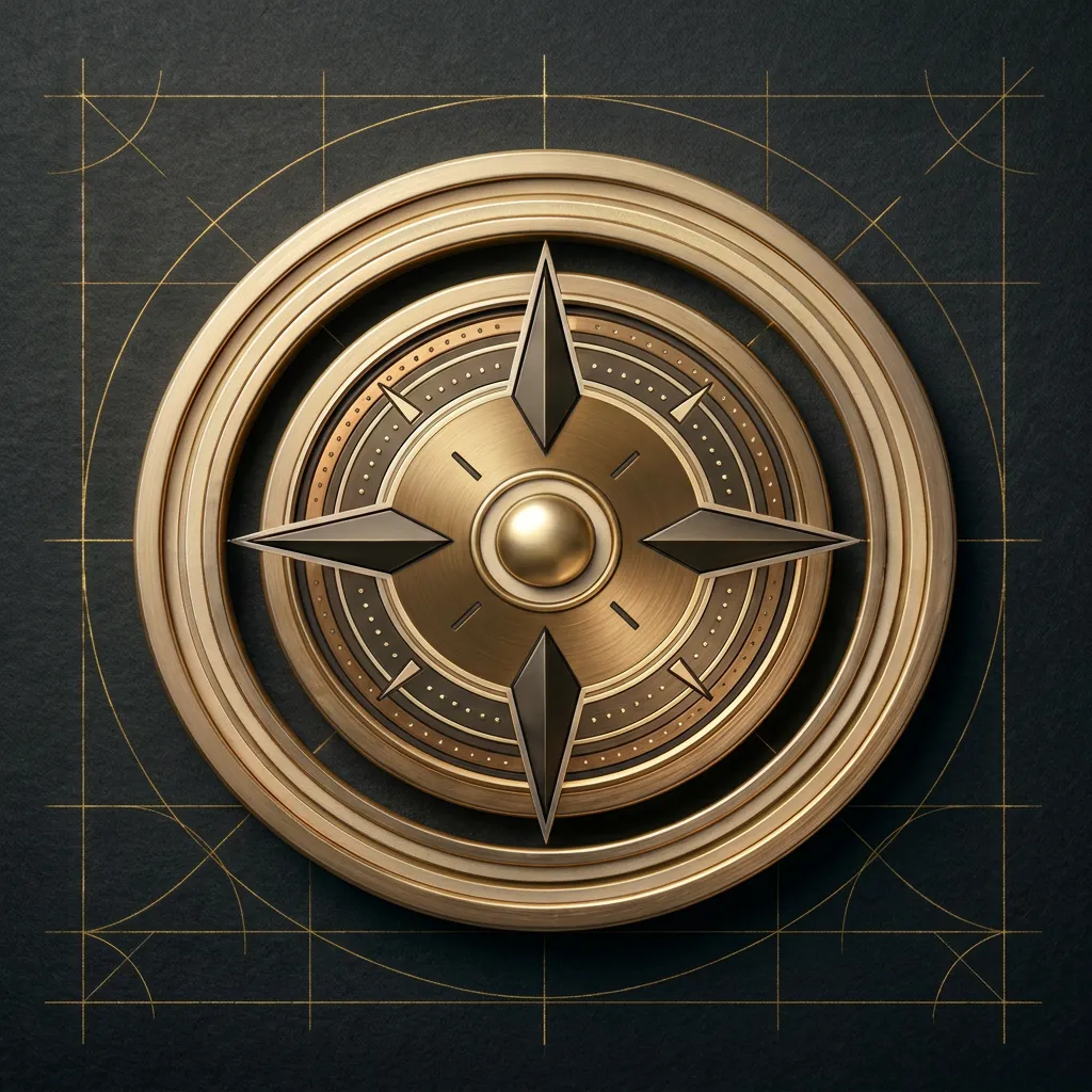 Minimal abstract circle composition representing the InaCircle ecosystem