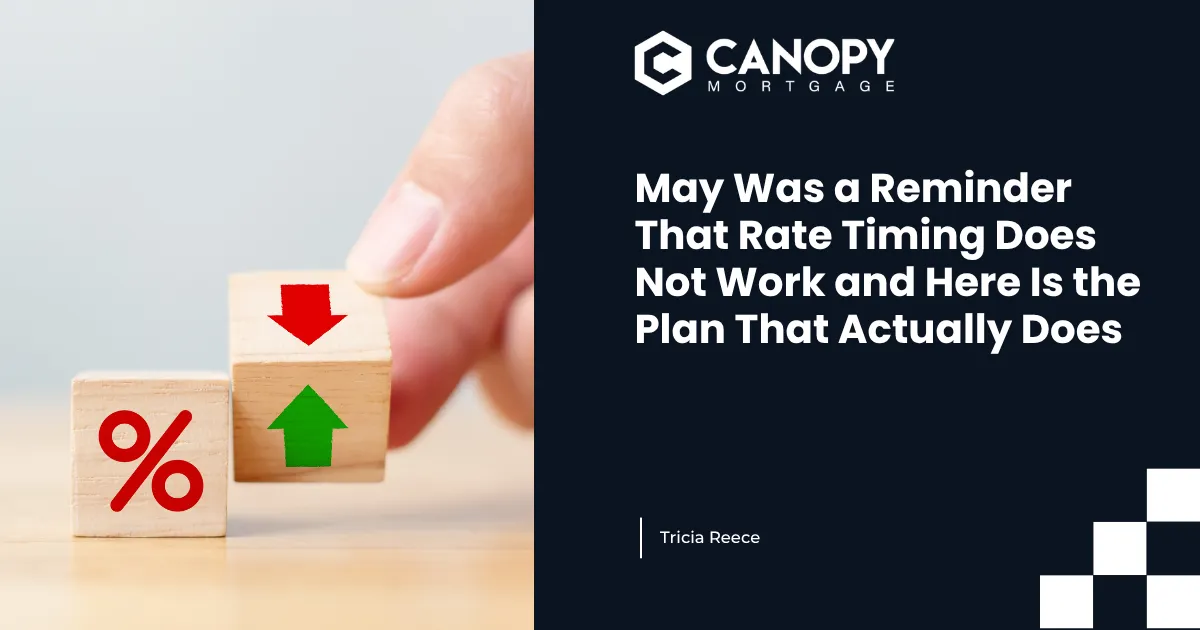 May Was a Reminder That Rate Timing Does Not Work and Here Is the Plan That Actually Does