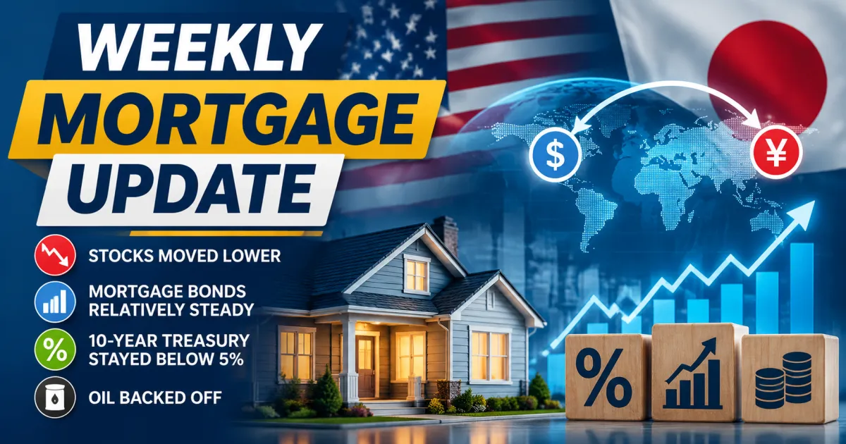 What Happened in the Mortgage Market This Week and Why the US Japan Carry Trade Actually Matters