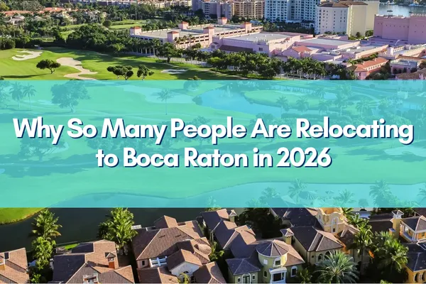 Aerial view of Boca Raton, Florida