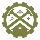 Hammers badge for roof service