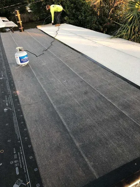 Licensed professional fixing Florida home