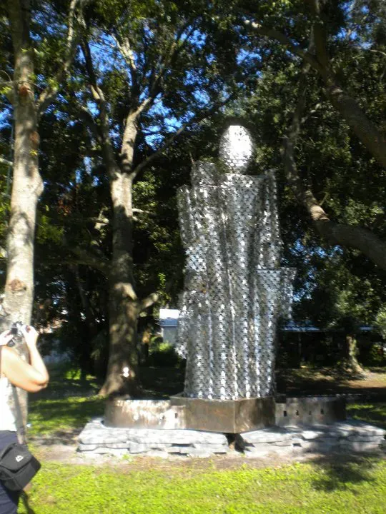 The Liberty family rising from the ashes 9/11 memorial sculpture Florida