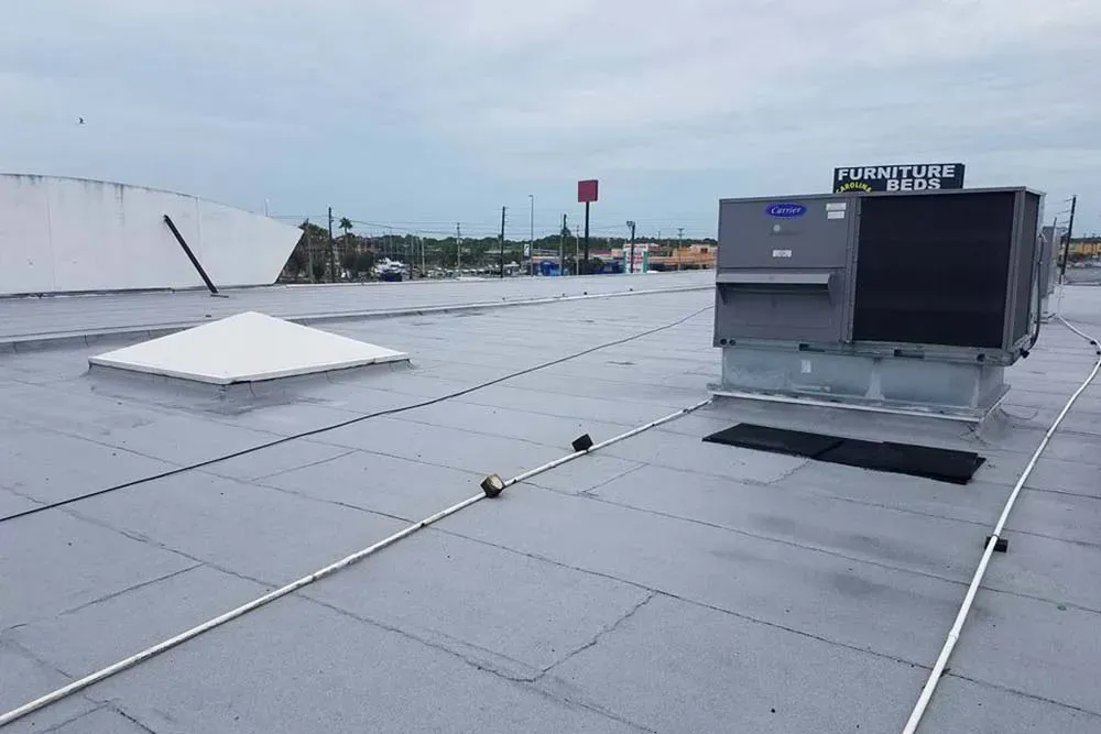 Commercial roofing project photo by Team Armored Tampa Bay Fl
