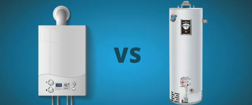 Tank vs tankless water heater comparison for Bakersfield homes