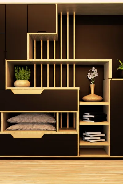 custom built in shelving san antonio