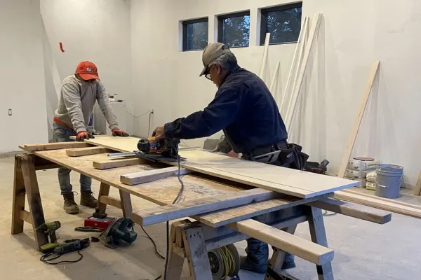 Journeyman carpenters working at CANASA LLC