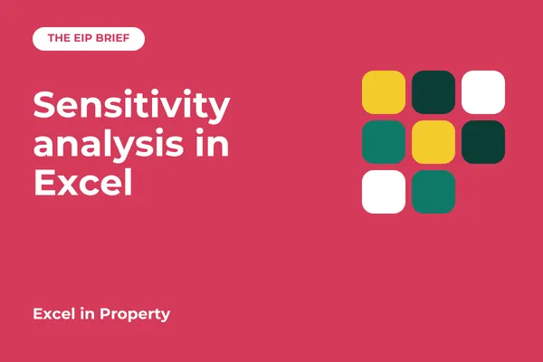 Sensitivity Analysis in Excel for Property Deals