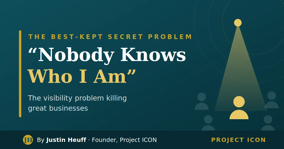 Nobody Knows Who I Am”: The Visibility Problem Killing Great Businesses
