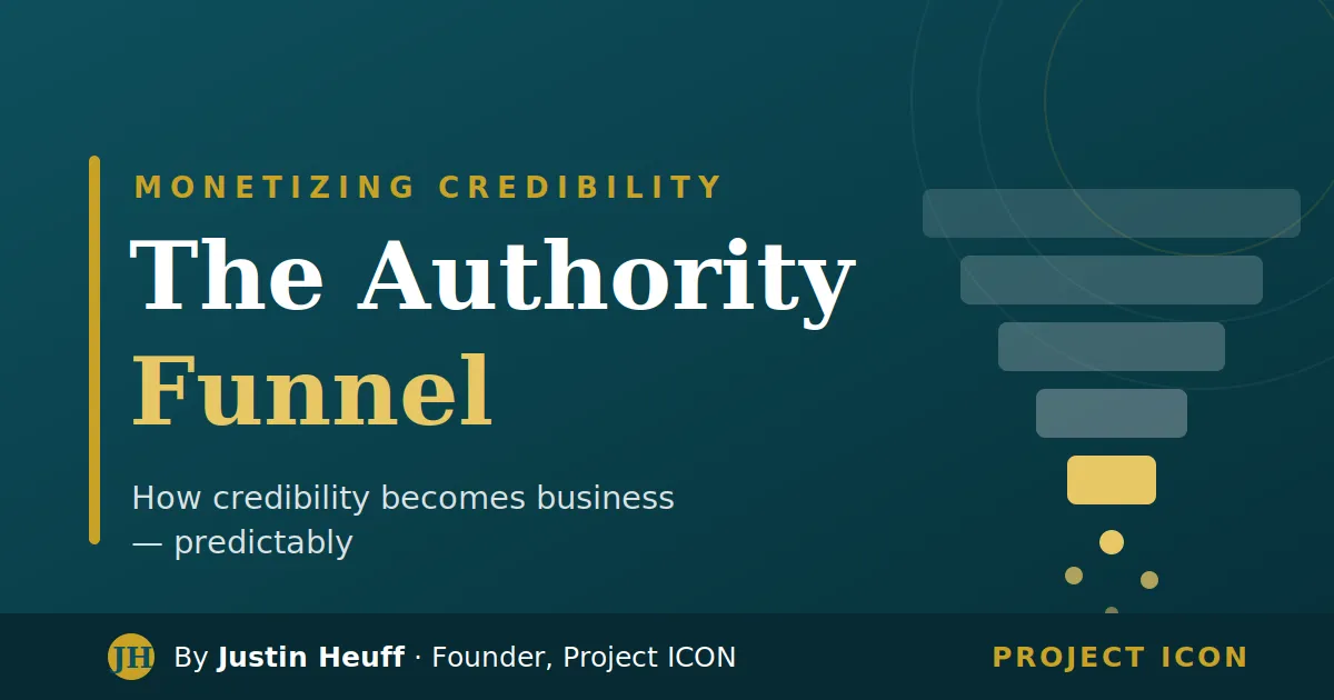 The Authority Funnel: How to Monetize Credibility So It Always Generates Business