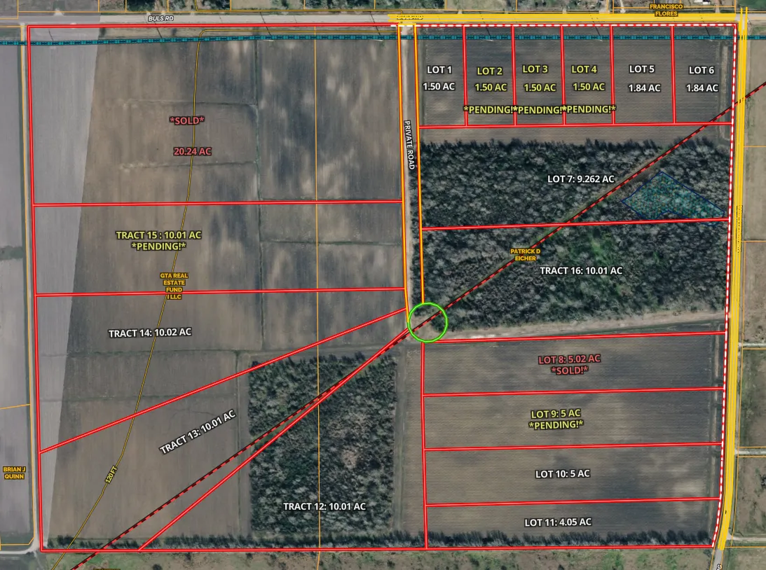 Available lots for sale in Beasley, TX