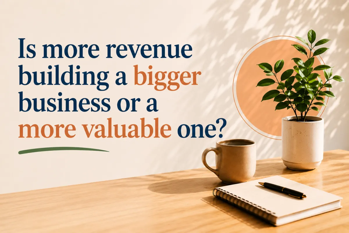Is More Revenue Building a Bigger Business or a More Valuable One?