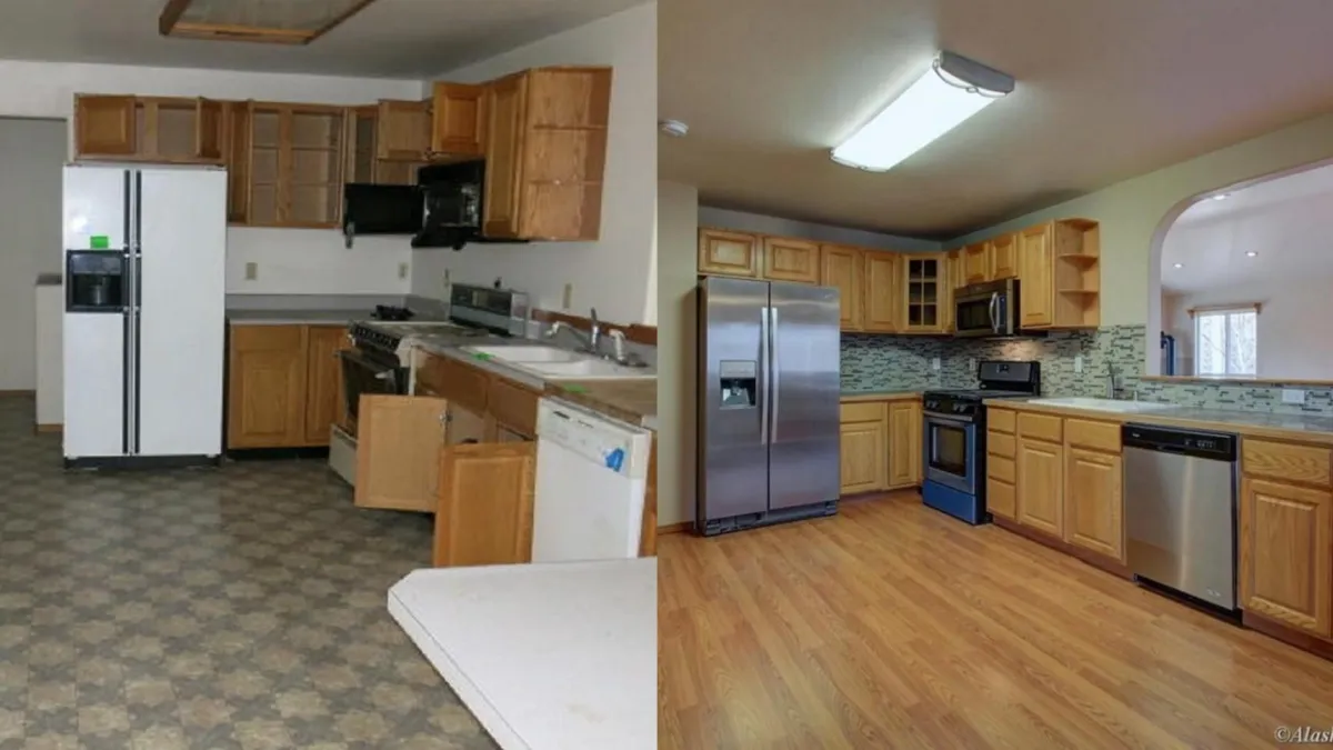 Kitchen Before and After