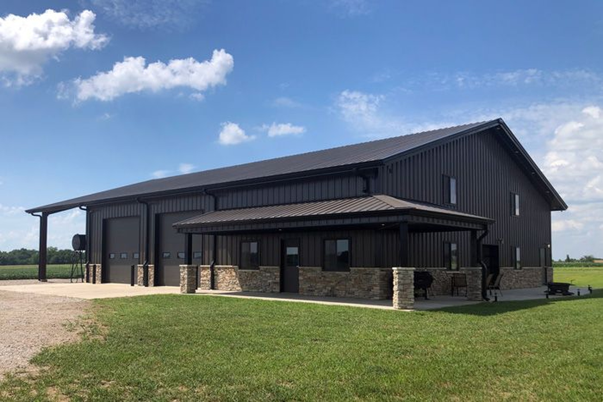 Spacious workshop metal building from Springfield Metal Buildings