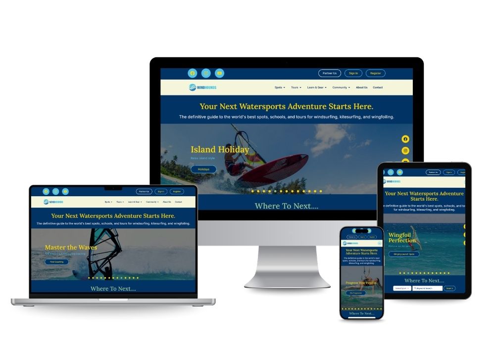 Professional website for service based business