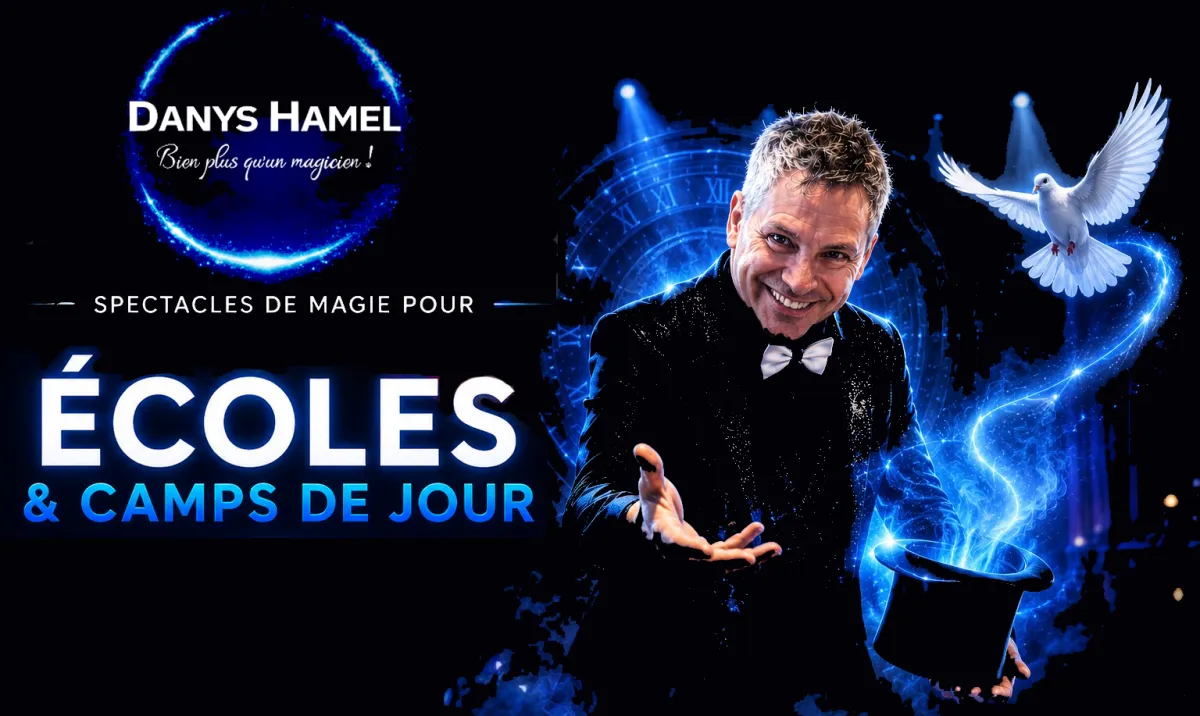 Spectacle de magie pour écoleset camps de jours