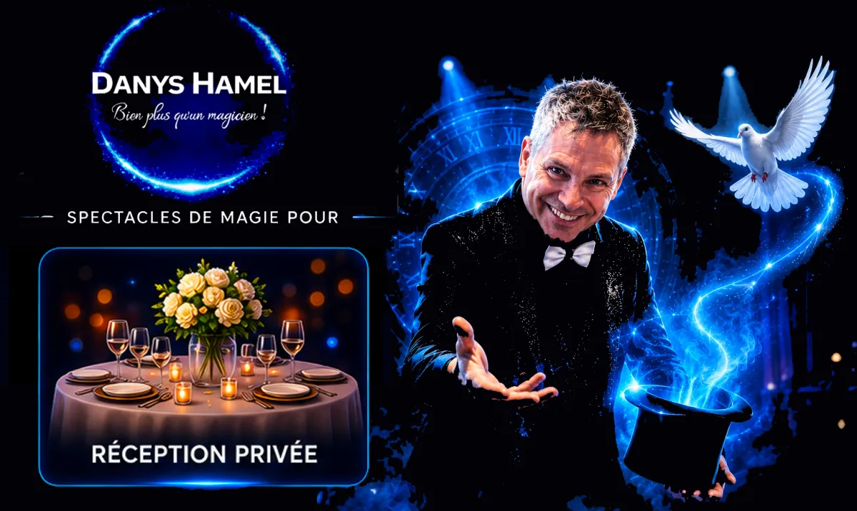 Spectacle de magie pour réception privée