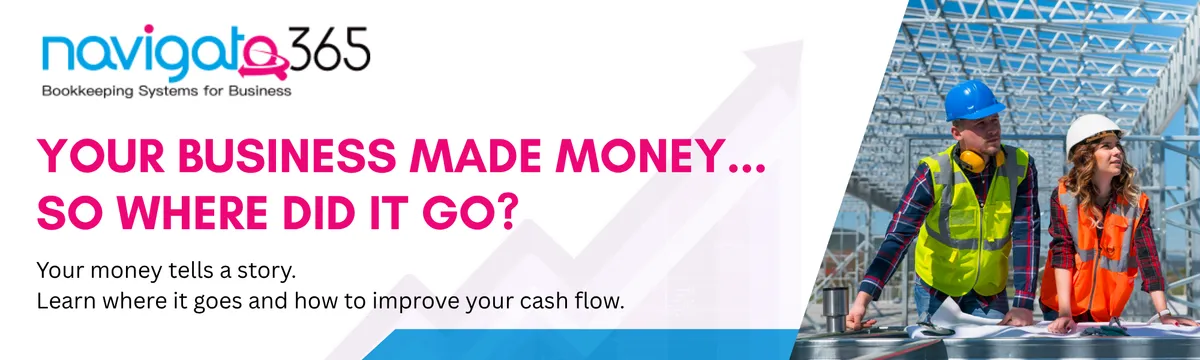 Business owner learning where business money goes and how to improve cash flow.