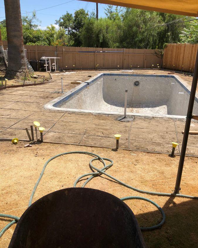 rebar pool deck
