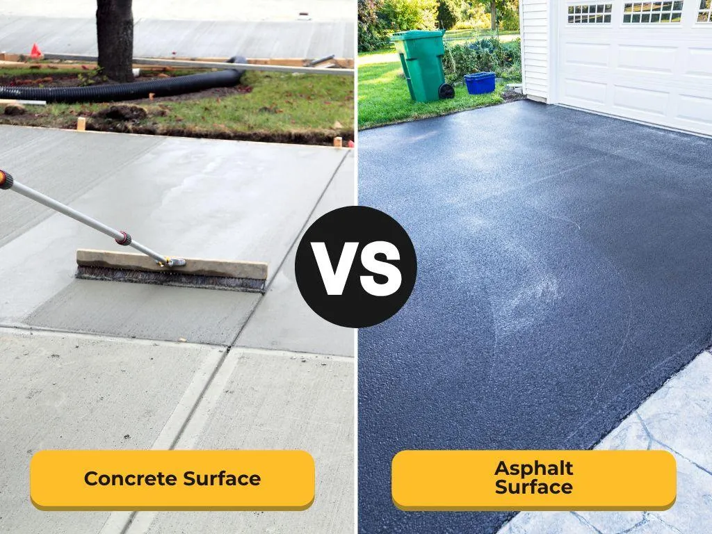 is concrete better than asphalt? 