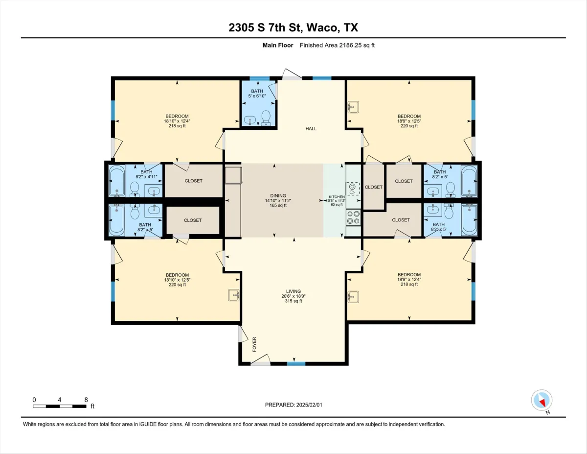 Floor plan of Bear Creek At Baylor.