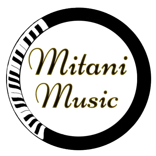 A vintage black-and-white photograph of a young teacher guiding a child at an upright piano, surrounded by framed music certificates and family photos. The setting is cozy and filled with musical memorabilia. 3:2 aspect ratio.