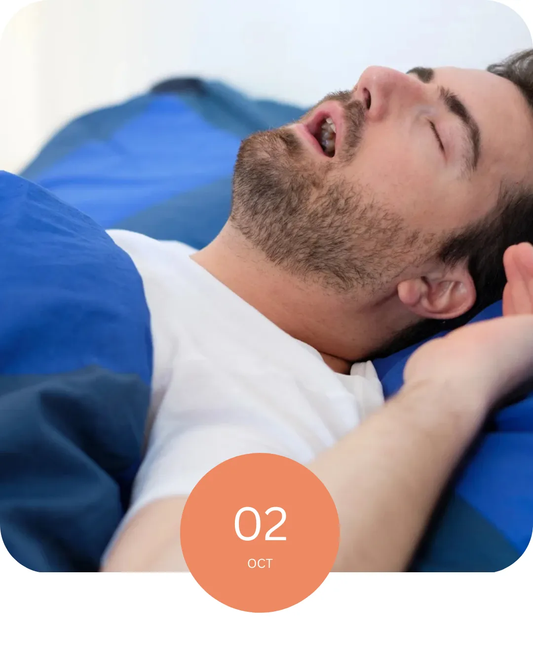 Clinician measuring nasal airflow on an adult patient in a clinical setting.