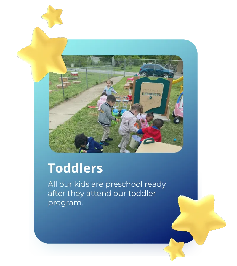 Crescent City Academy Web Card - Toddlers, All our children are preshool ready after attending our toddler program