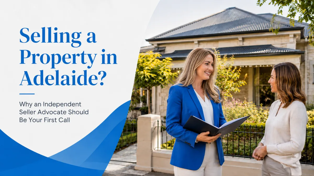 Selling a Property in Adelaide? Why an Independent Seller Advocate Should Be Your First Call
