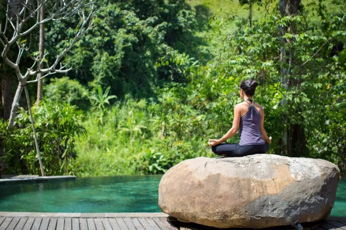 Balinese water temple blessings and nature excursions