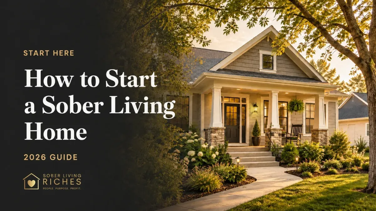 How to Start a Sober Living Home in 2026 (Step-by-Step From an 18-Home Operator)