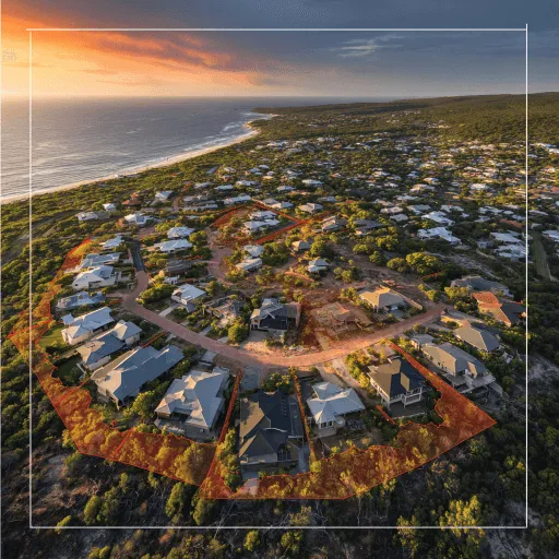 Building design coordination addressing bushfire attack level requirements for home in Sorrento Perth