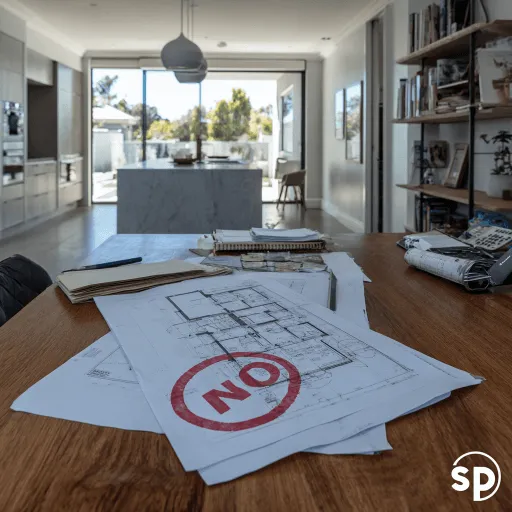 Custom Home Design Advice reviewing rejected floor plans to correct design issues before construction in Duncraig Perth
