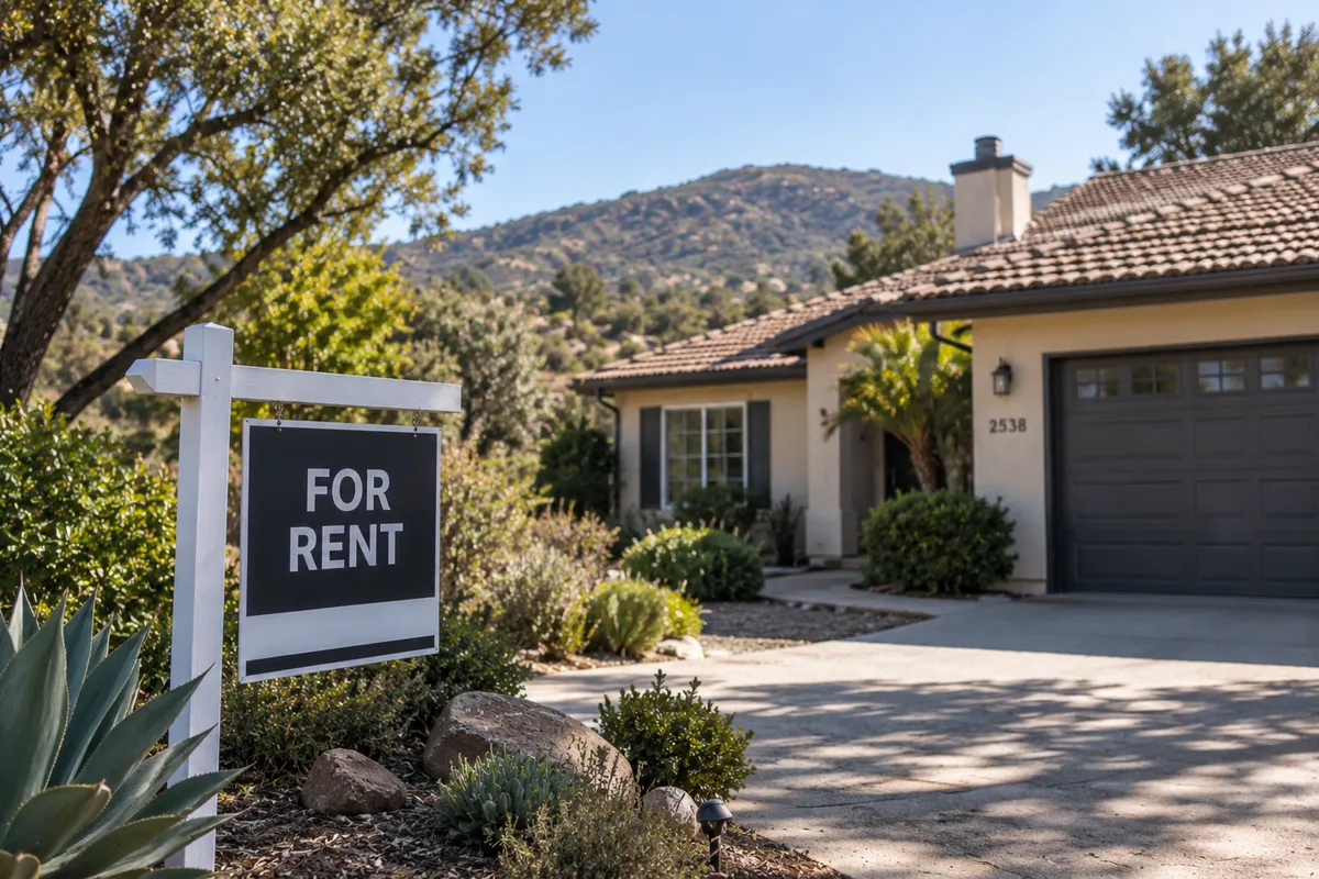 San Diego homeowner reviewing mortgage payments, rental income, and expenses before deciding to rent out their home